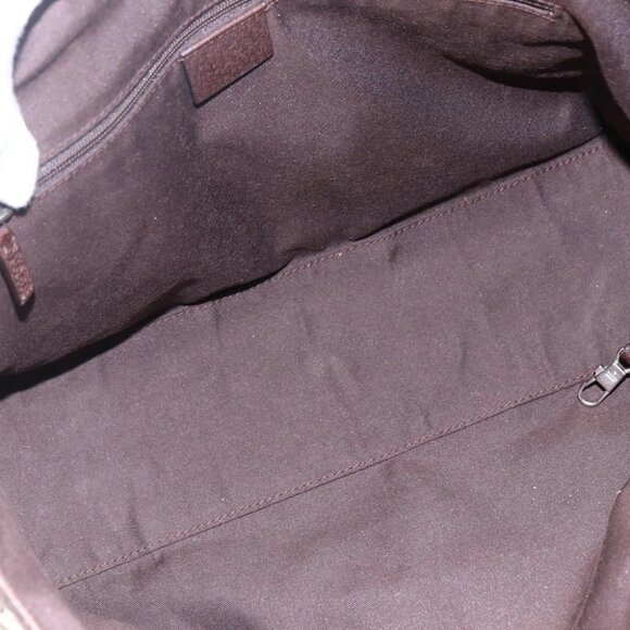 GUCCI GG Canvas Web Sherry Line Tote Bag Beige Gold - Picture 13 of 16